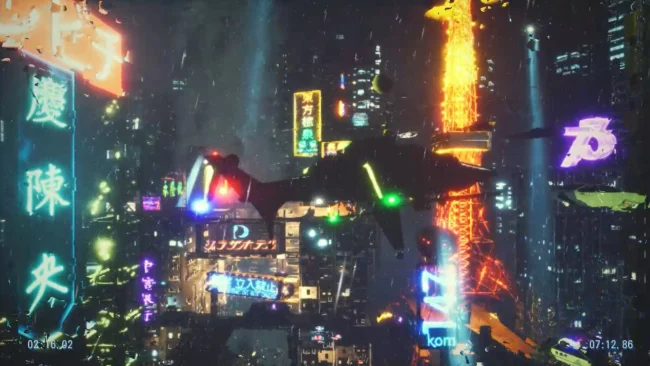 Captura de pantalla del juego Cyber ​​​​NINJA Climbing the City