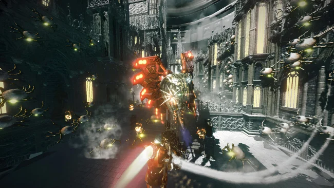 Captura de pantalla del juego Cyborg City