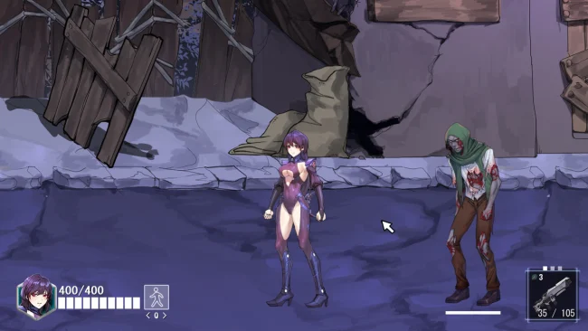 Captura de pantalla del juego Cyborpunk Crisis