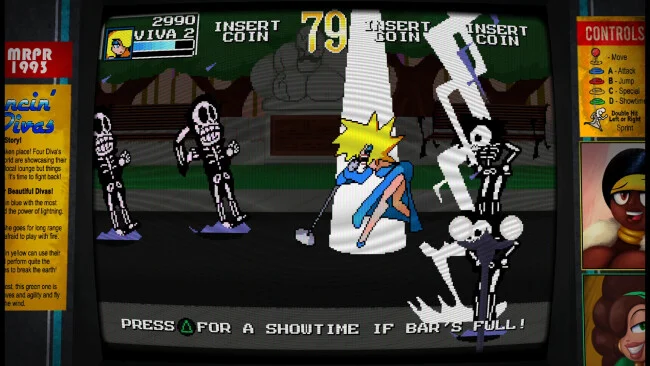 Captura de pantalla del juego Dancin' Divas