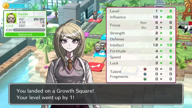 Danganronpa S: Captura de pantalla del juego Ultimate Summer Camp