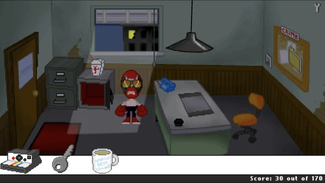 Dangeresque: captura de pantalla del juego Roomisode Triungulate