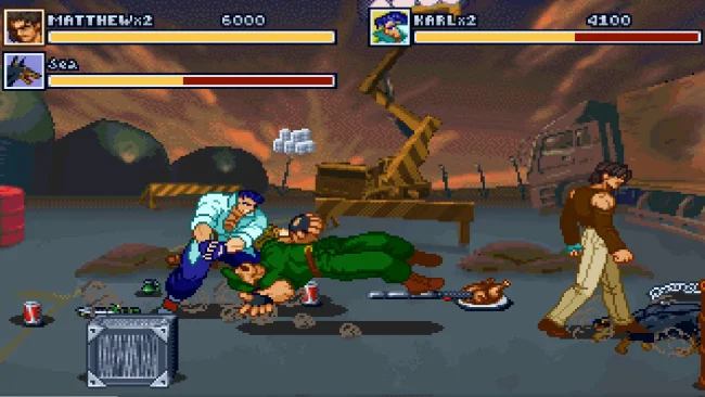 Captura de pantalla del juego Dark Judgment