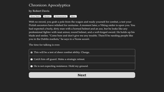 Chronicon Apocalyptica oyunu ekran görüntüsü