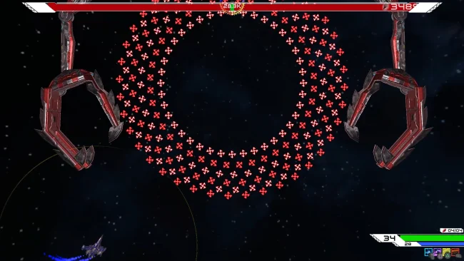 Dark Old Sun II: Captura de pantalla del juego Unspace