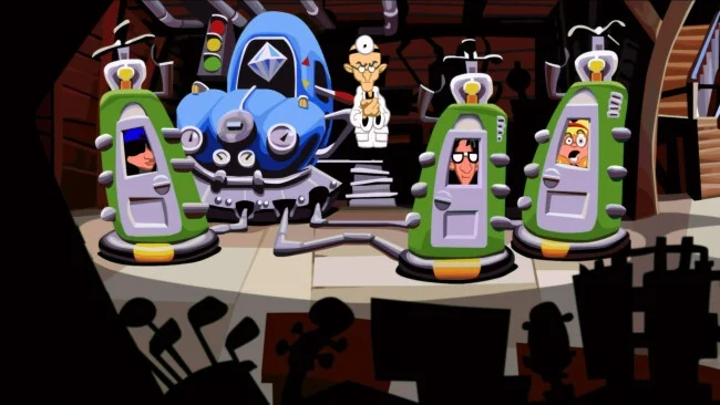 Captura de pantalla del juego remasterizado de Day Of The Tentacle