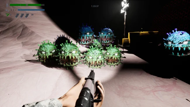 Captura de tela do jogo COVID KILLER