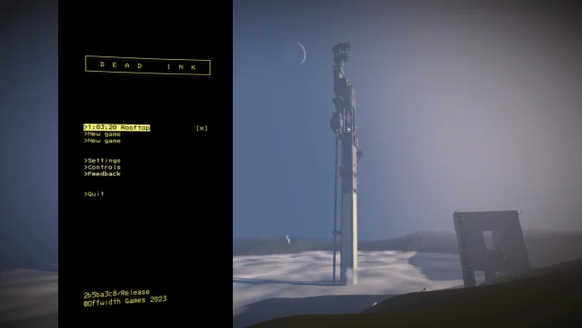 Captura de pantalla del juego Dead Ink