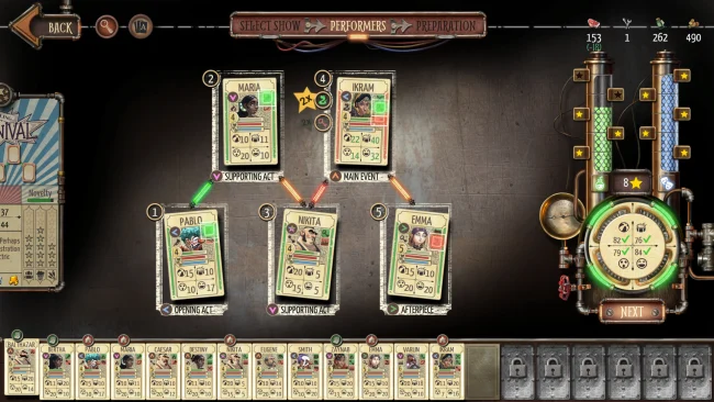 Capture d'écran du jeu Circus Electrique