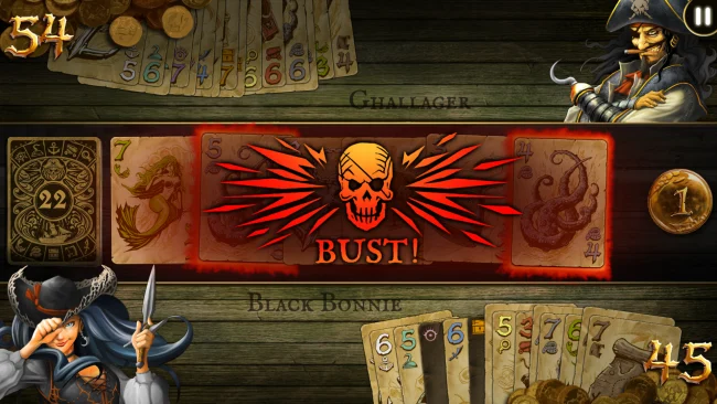 Captura de pantalla del juego Dead Man's Draw