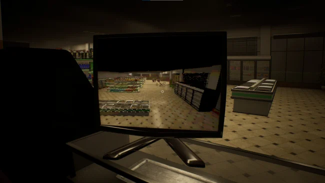 Dead of Night: Captura de pantalla del juego en el supermercado