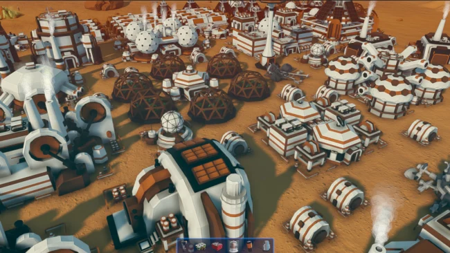 Citizens : capture d'écran du jeu sur Mars