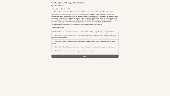 Capture d'écran du jeu Cliffhanger : Challenger of Tomorrow