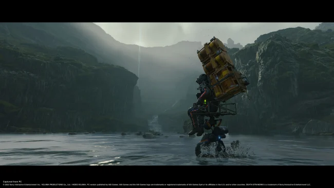 Captura de pantalla del juego DEATH STRANDING DIRECTOR'S CUT