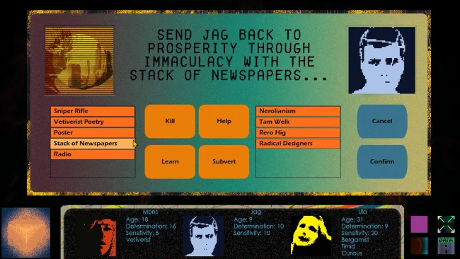 Captura de pantalla del juego de la década