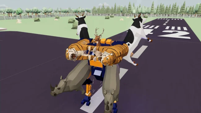 DEEER Simulator: captura de pantalla de un juego de ciervos cotidiano promedio