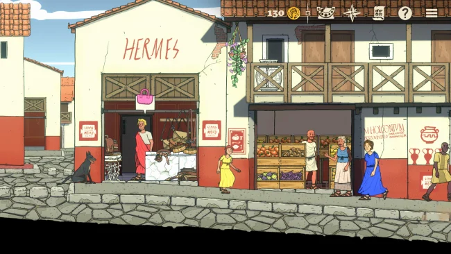Danger In Pompeii game screenshot
