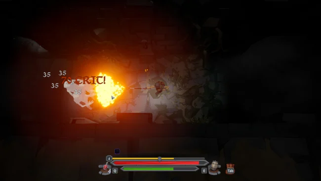 Captura de pantalla del juego Deepest Dungeons