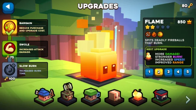 Captura de pantalla del juego Defender The Bits TD