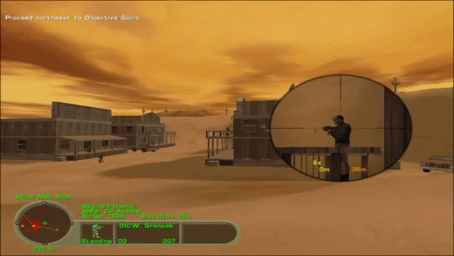 Captura de pantalla del juego Delta Force Land Warrior
