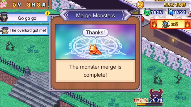 Captura de pantalla del juego Demon Castle Story