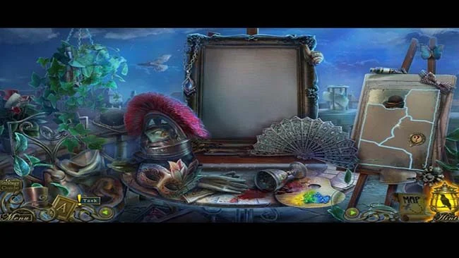 Dark Tales: Game Screenshot The Oval Portrait of Edgar Allan Poe