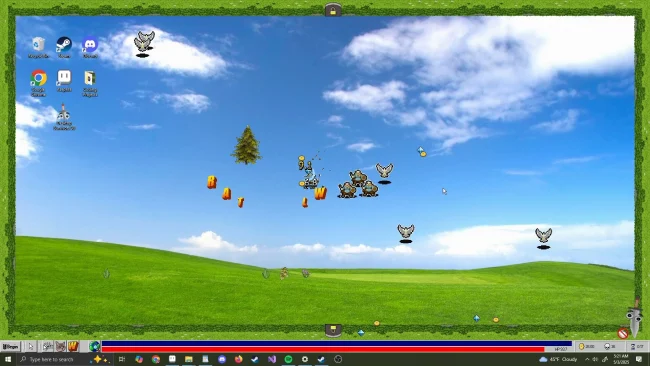 Captura de pantalla del juego Desktop Survivors