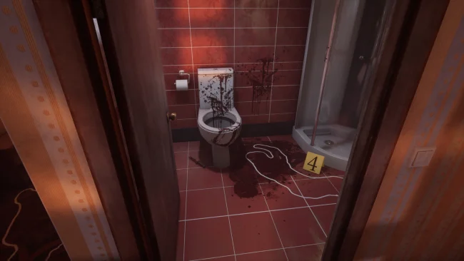 DETECTIVE – Captura de pantalla del juego de la escena del crimen