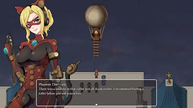 Captura de pantalla del juego Detective Girl of the Steam City