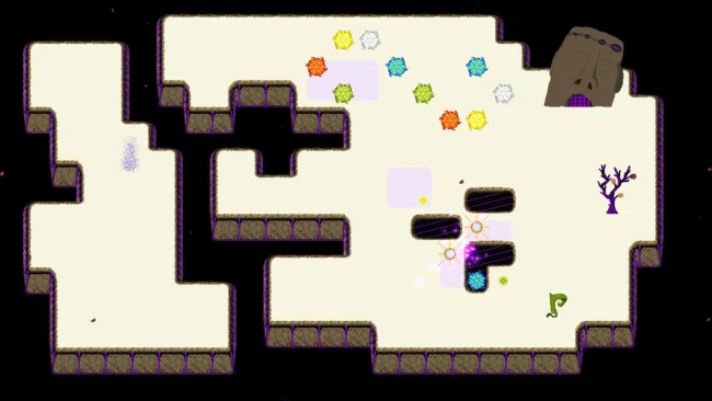 Capture d'écran du jeu COSMIC HOLES