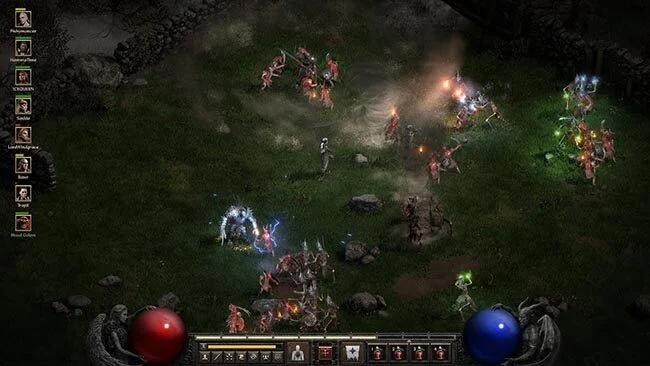 Diablo II: Resurrected – Captura de pantalla del juego Infernal Edition