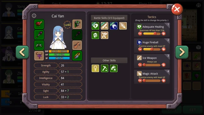 Captura de pantalla del juego Diablo the Abyss