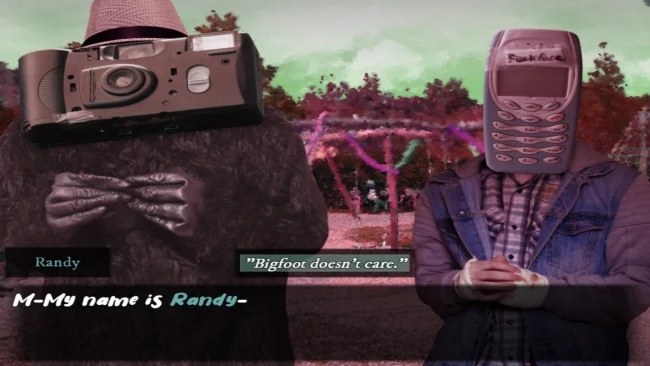 Dialtown: captura de pantalla del juego del simulador de citas telefónicas