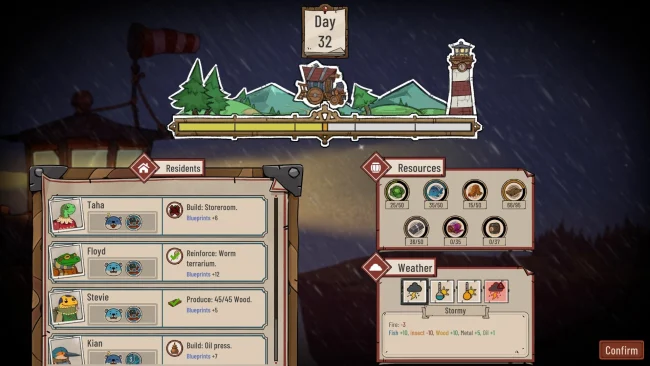 Captura de pantalla del juego Diluvian Winds