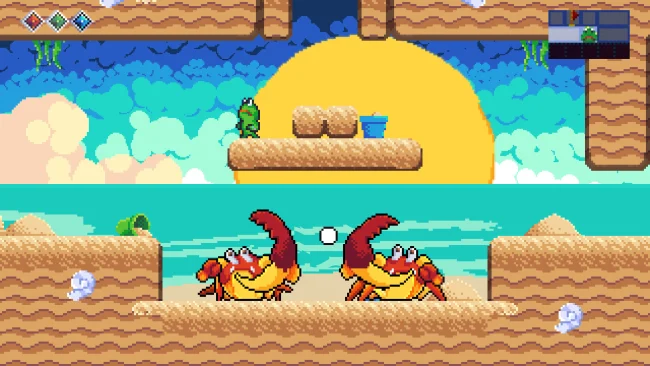 Captura de pantalla del juego de animales dimensionales