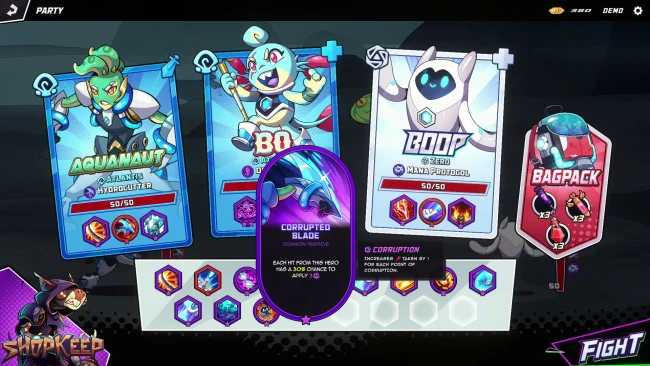 Captura de pantalla del juego dimensionales