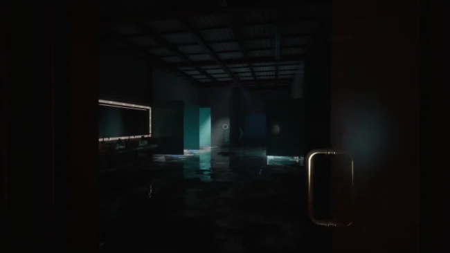 Captura de pantalla del juego con poca luz.