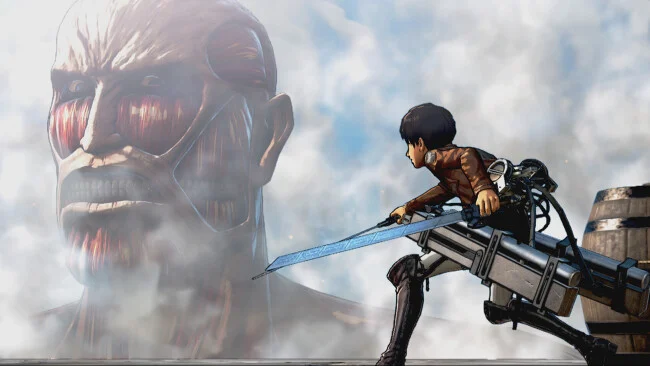 Captura de tela do jogo Attack on Titan / AOT Wings of Freedom