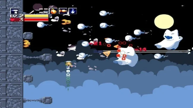 Captura de tela do jogo Cave Story +