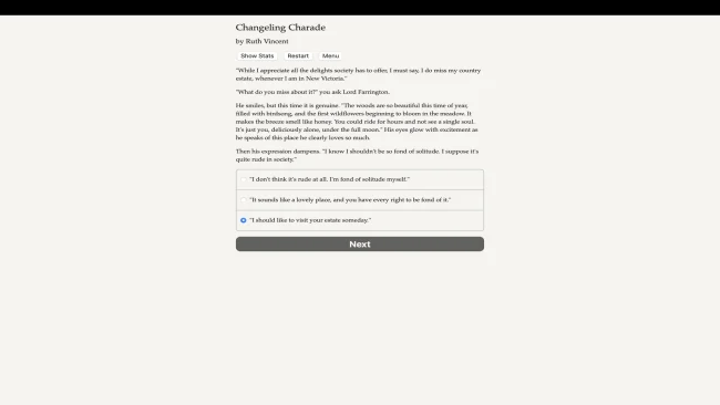 Captura de tela do PC Shifting Charade