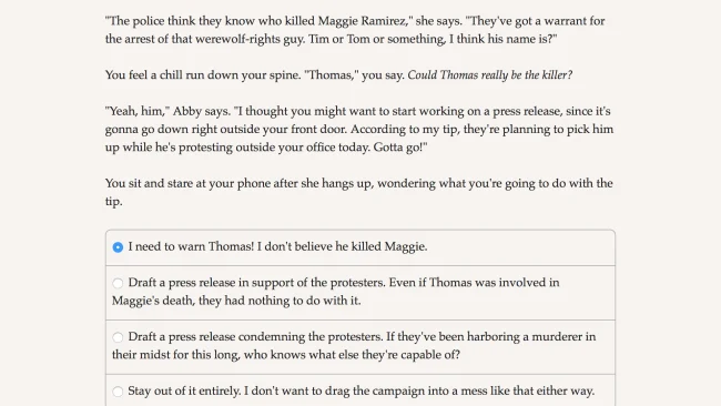 Congresswolf game screenshot