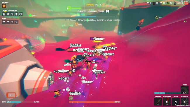 Captura de tela do jogo sem núcleo