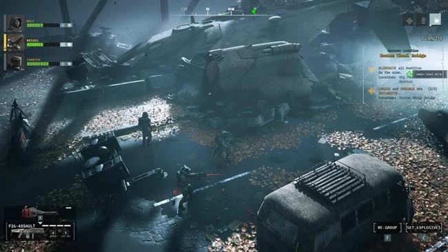 Screenshot of Corruption game