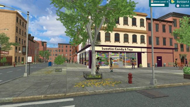 Capture d'écran du jeu du simulateur de magasin de jouets et de bonbons