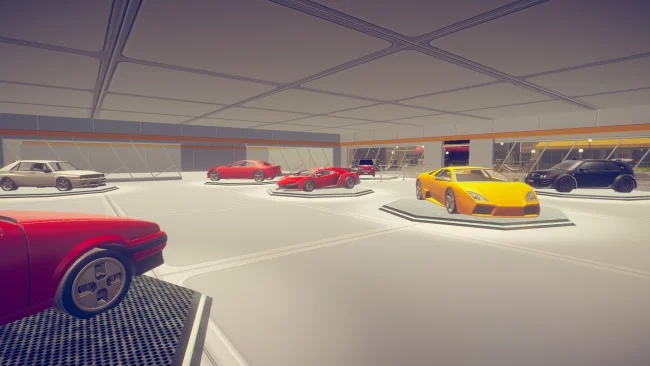 Capture d'écran du jeu du concessionnaire automobile