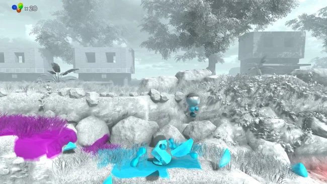 ColorBlend FX : Capture d'écran du jeu de désaturation